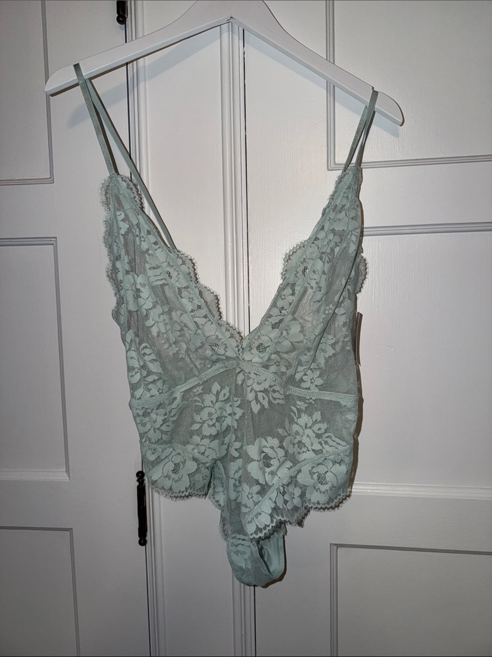 Target Mint Green Lace Teddy Bodysuit